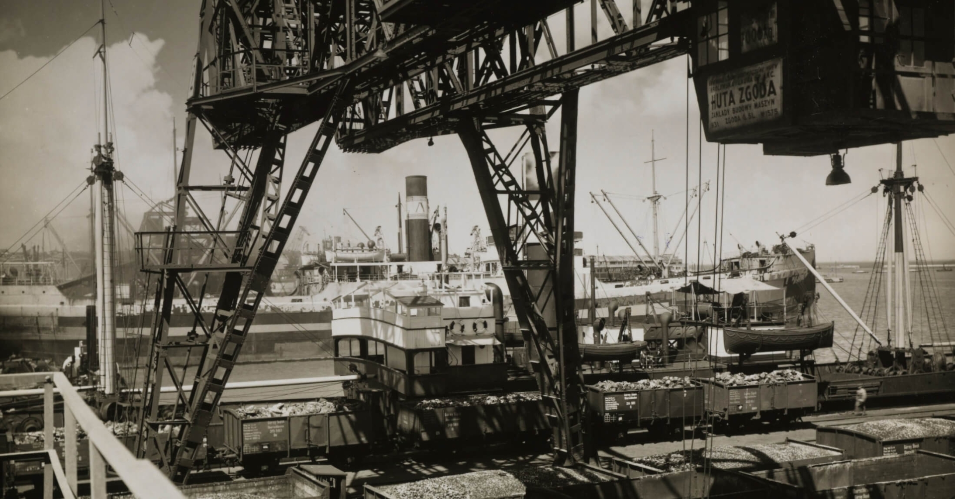 Port w Gdyni 1931
